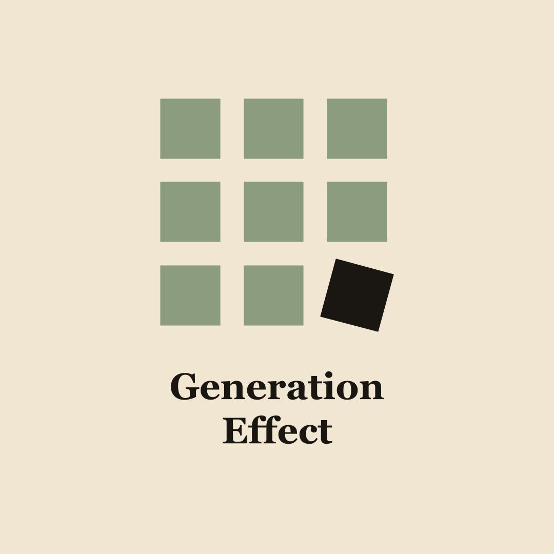Generation Effect
